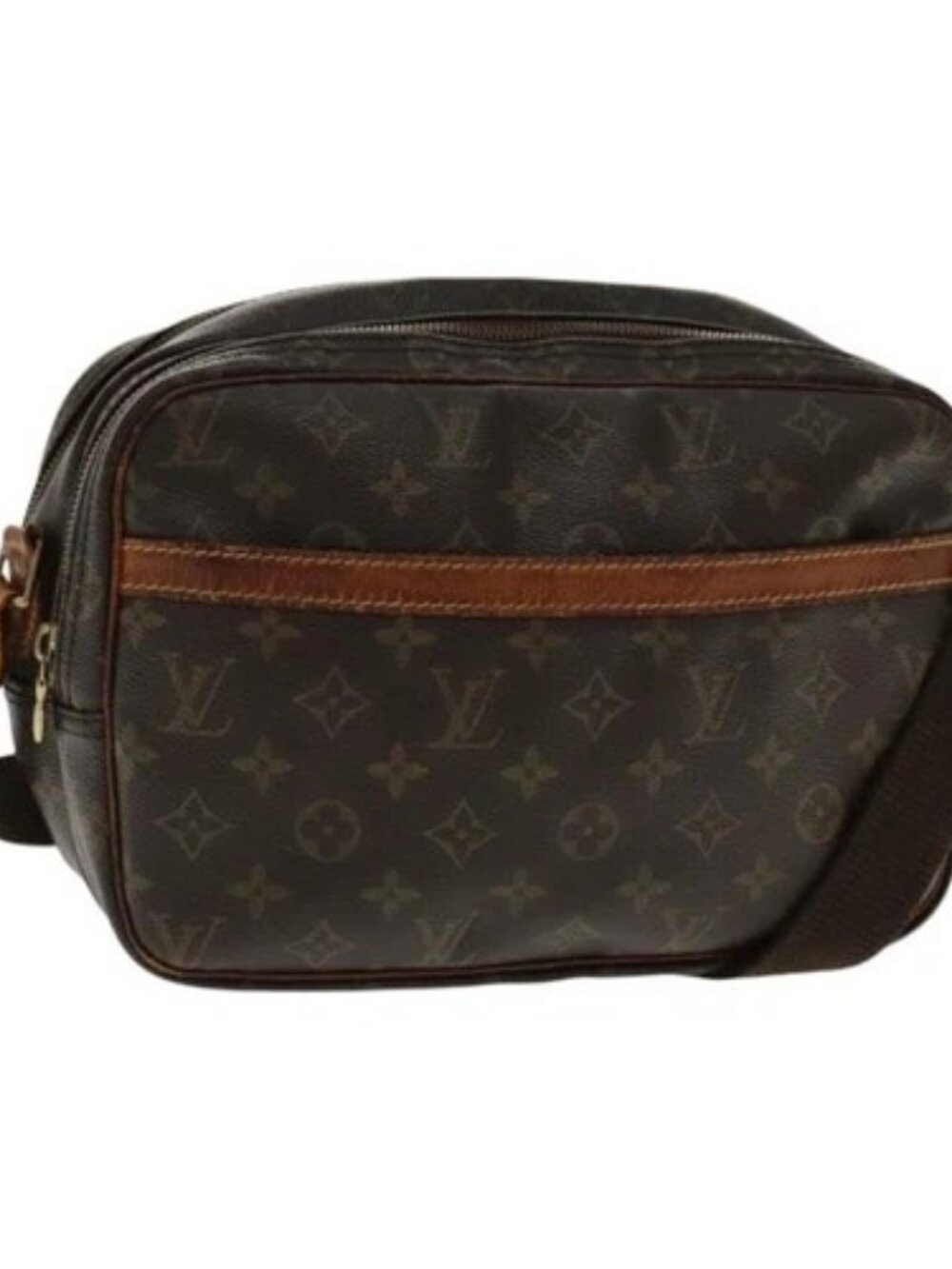 LOUIS VUITTON Monogram Reporter PM Shoulder Bag M45254 LV Auth bs18639